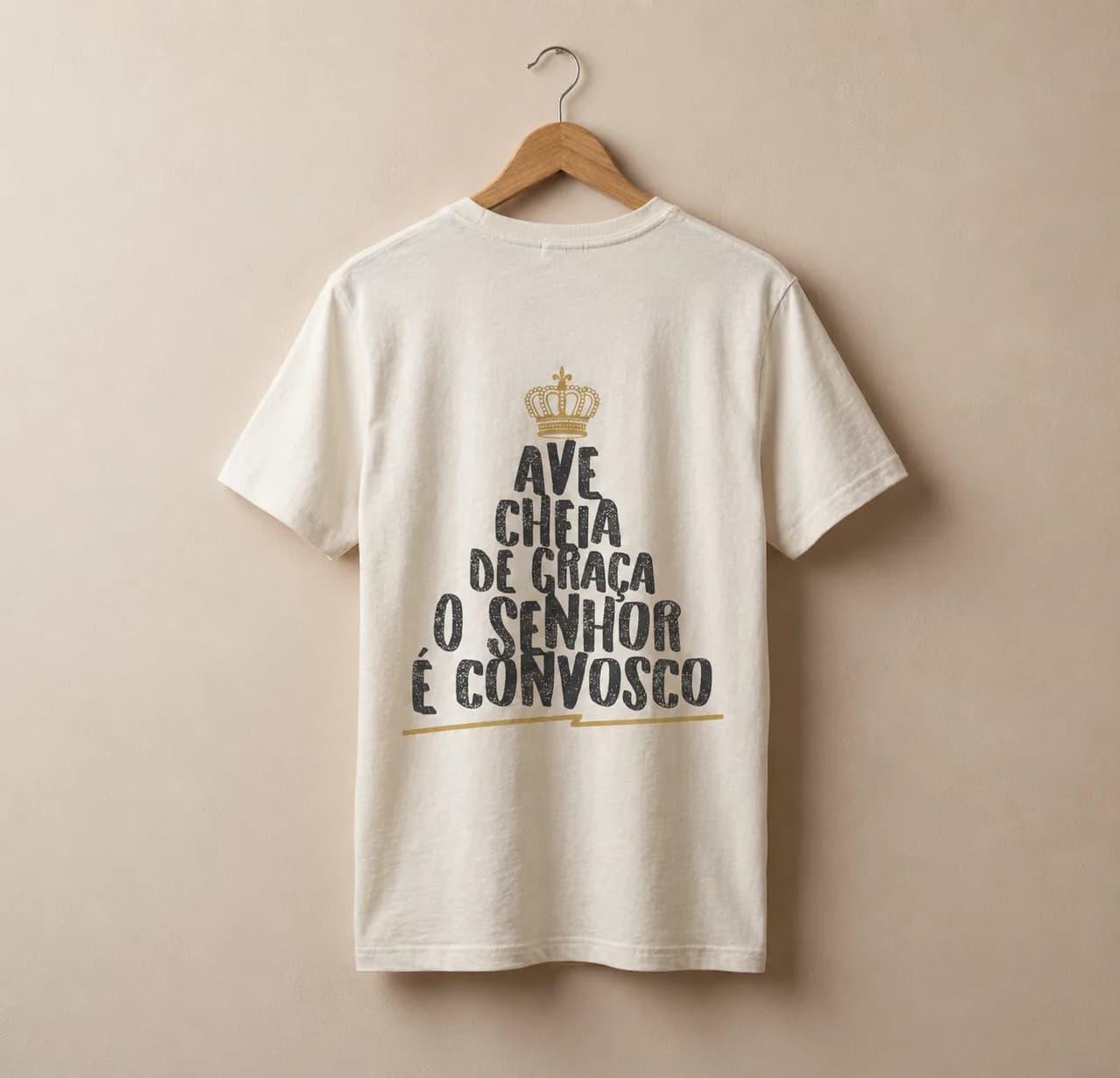 Camiseta Ave Cheia de Graça — foto 3
