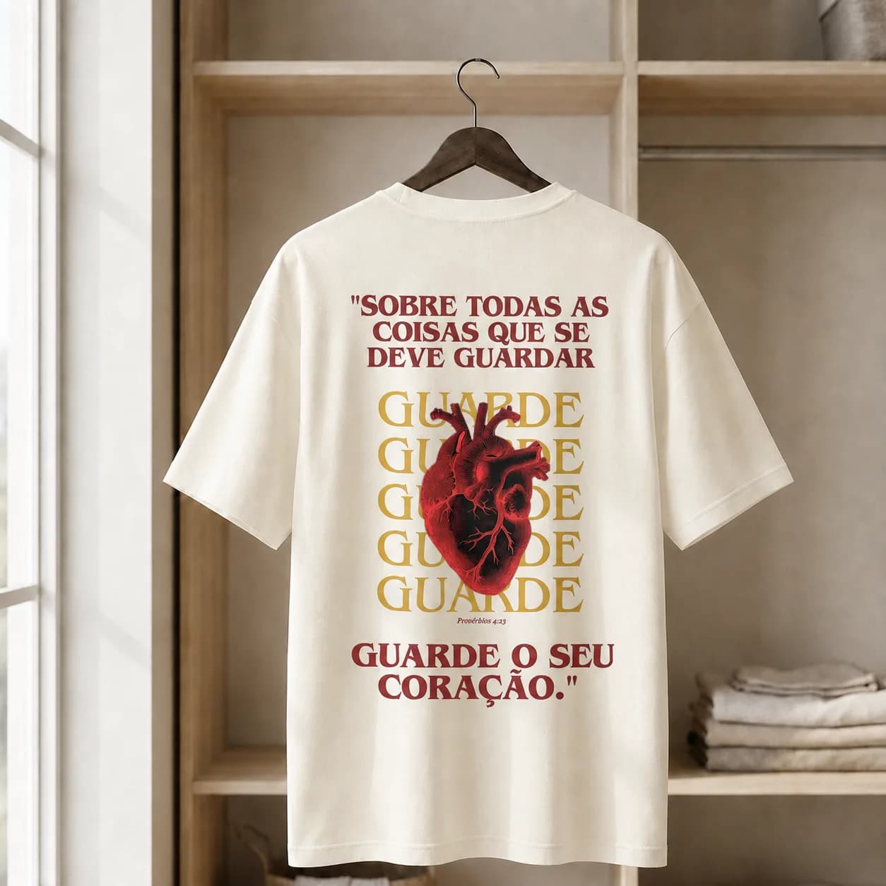 Camiseta Guarde o Coração — foto 1