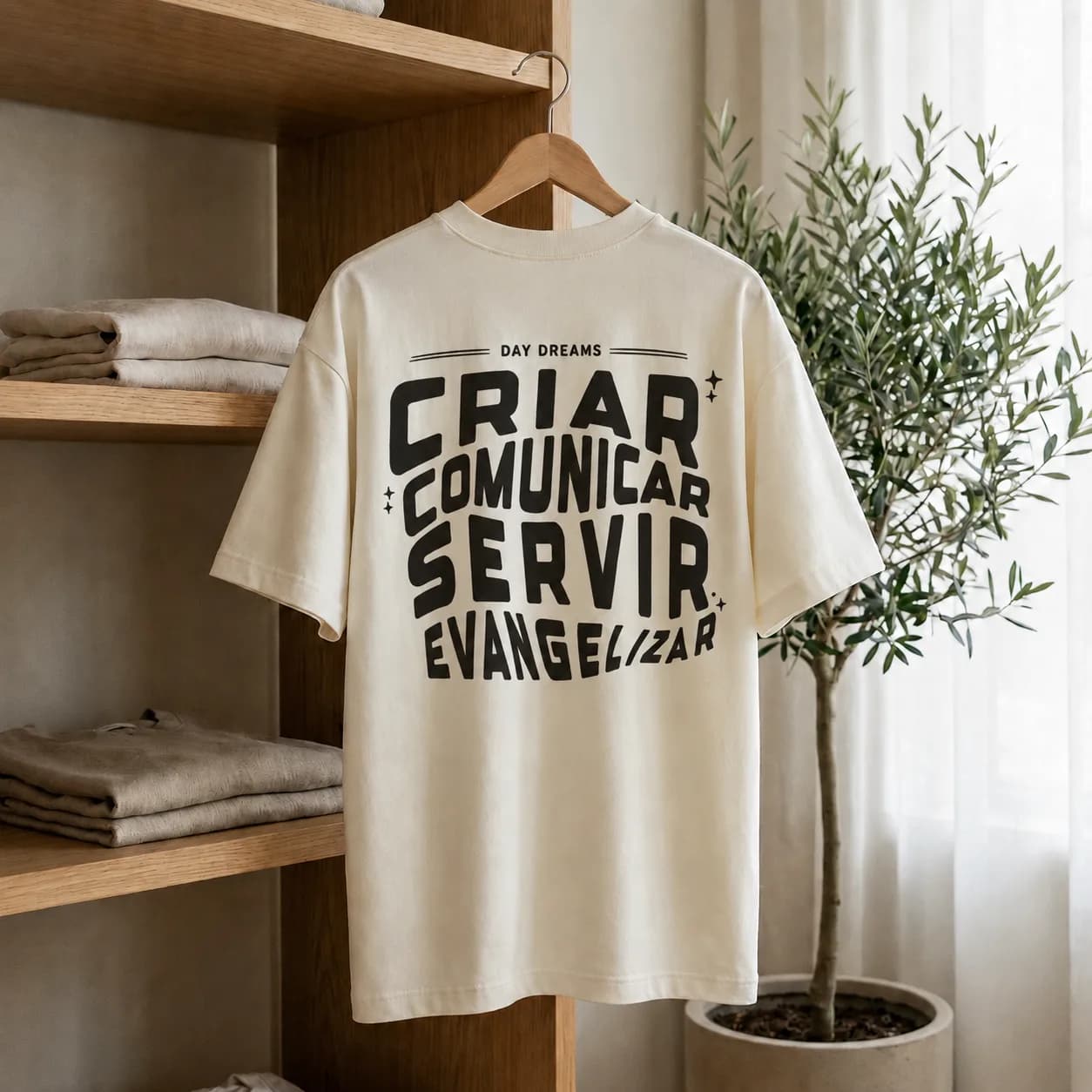 Camiseta Criar, Comunicar e Servir — foto 3