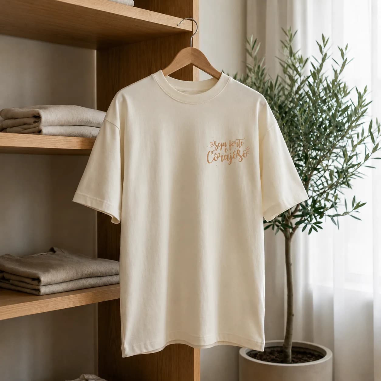 Camiseta Forte e Corajoso
