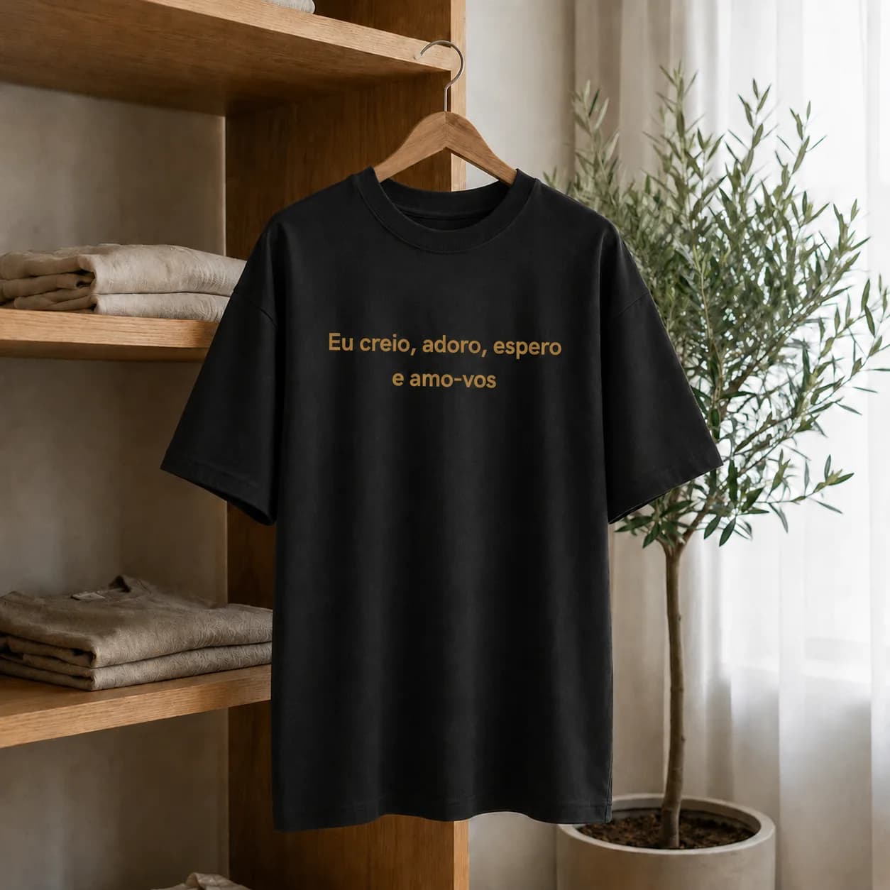 Camiseta Tão Sublime Sacramento — detalhe