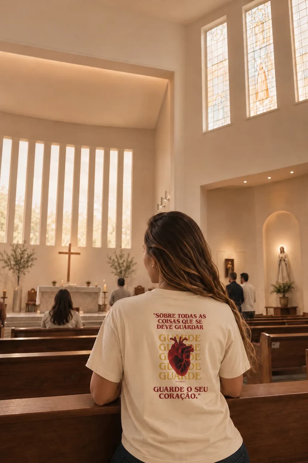 Camiseta Guarde o Coração — foto 3