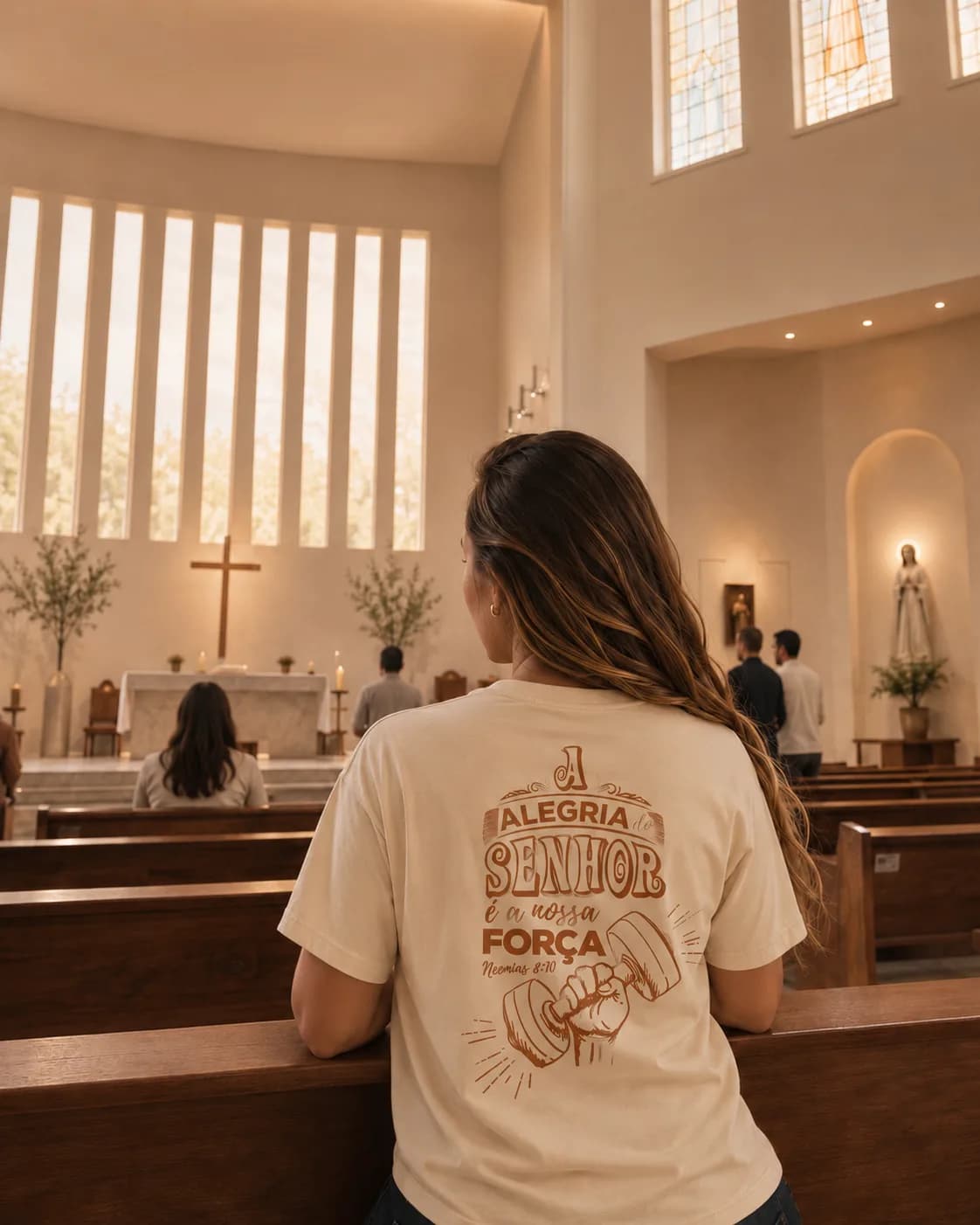 Camiseta Alegria do Senhor — foto 3