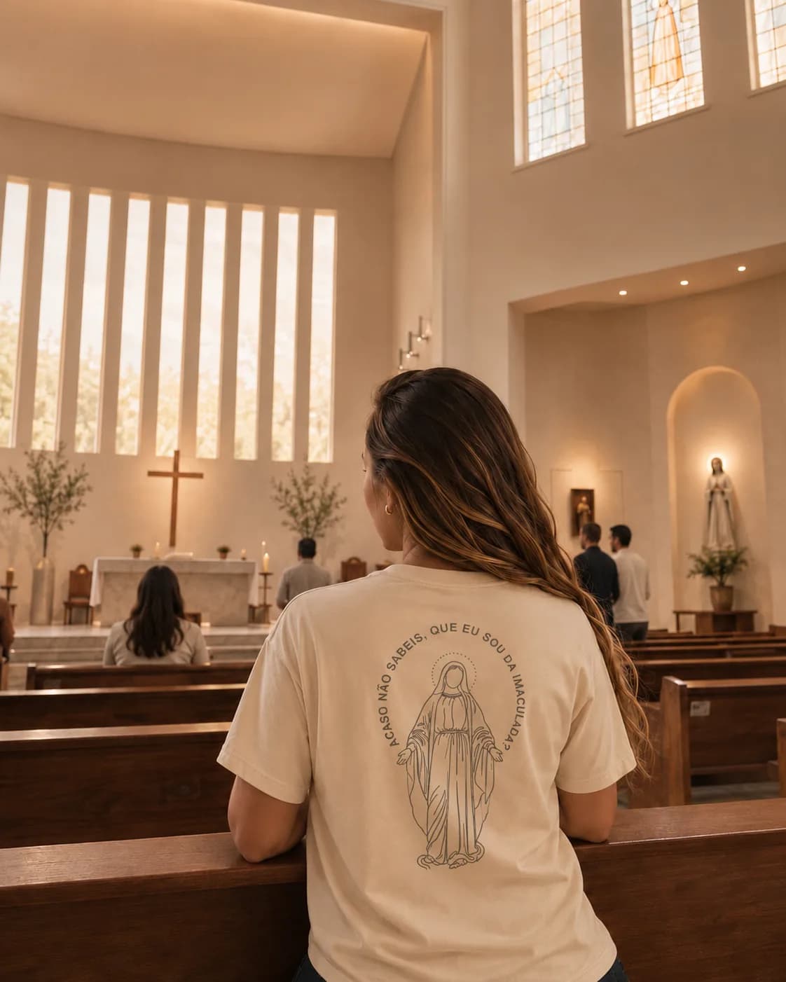 Camiseta Filha da Imaculada — foto 6